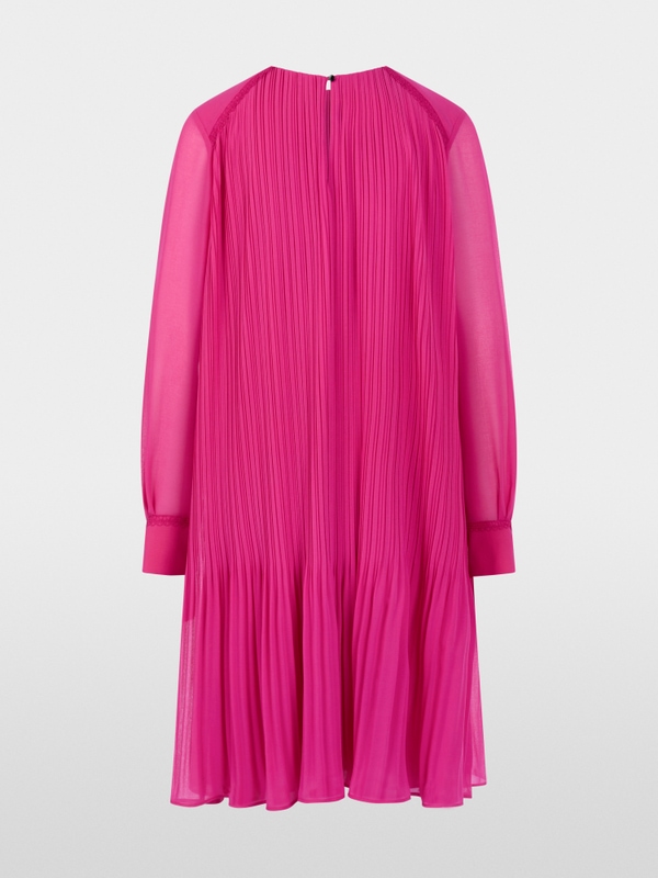 Chiffon dress with bow
