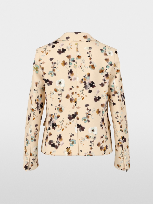Blazer cintré à imprimé floral