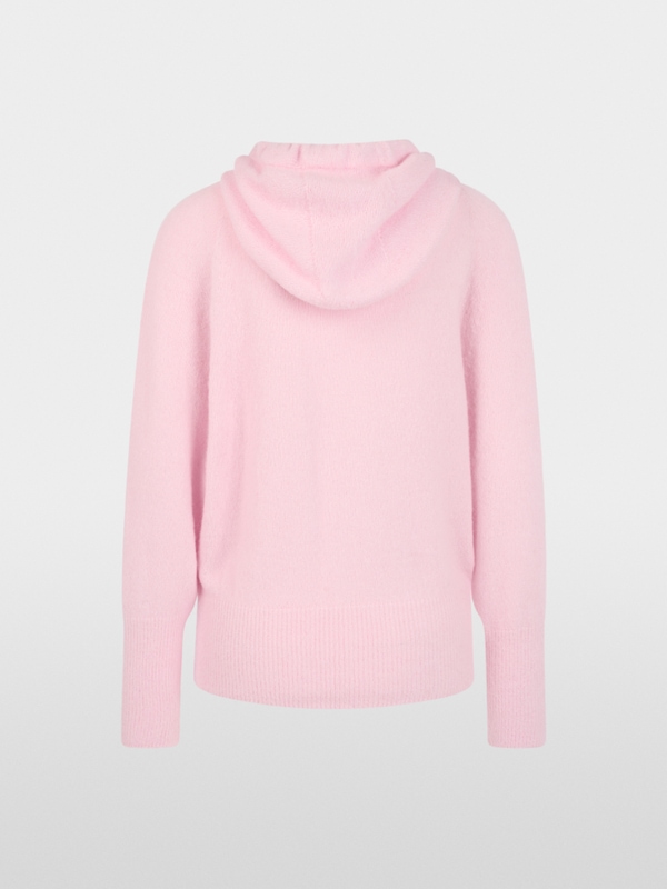 ‘Knitted in Germany’ hooded jumper