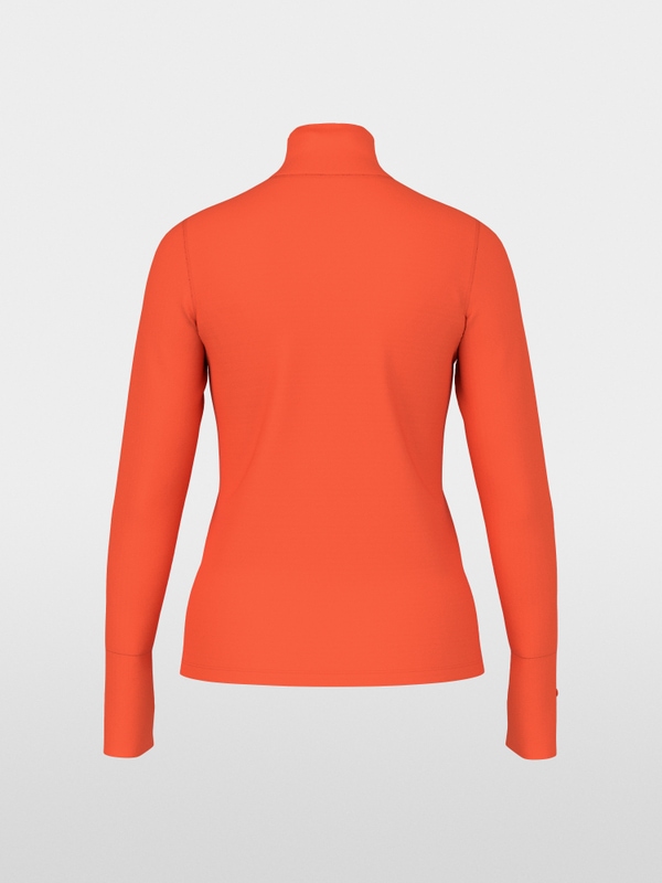 Basic shirt with stand-up collar