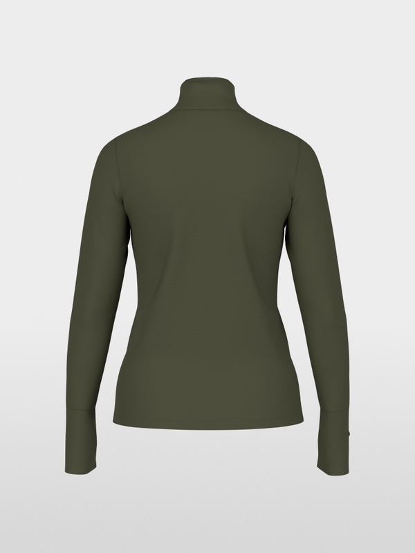Basic shirt with stand-up collar
