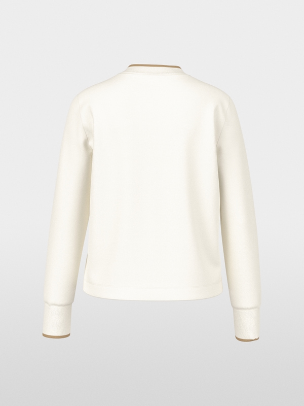 Shirt with contrasting stripes