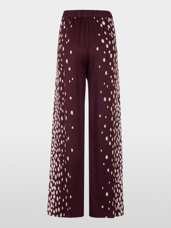 WARRI flowing trousers with polka dots