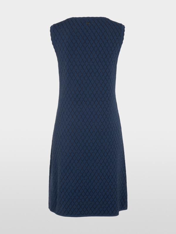 ‘Knitted in Germany’ dress with lurex