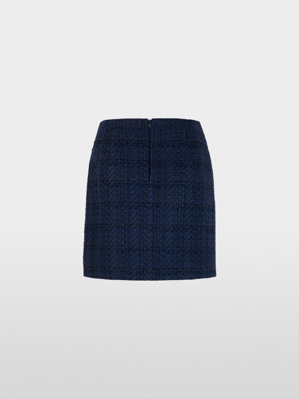 Tweed mini skirt