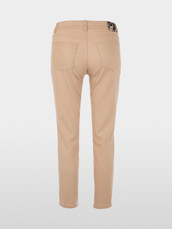 SILEA slim fit cropped-cut trousers