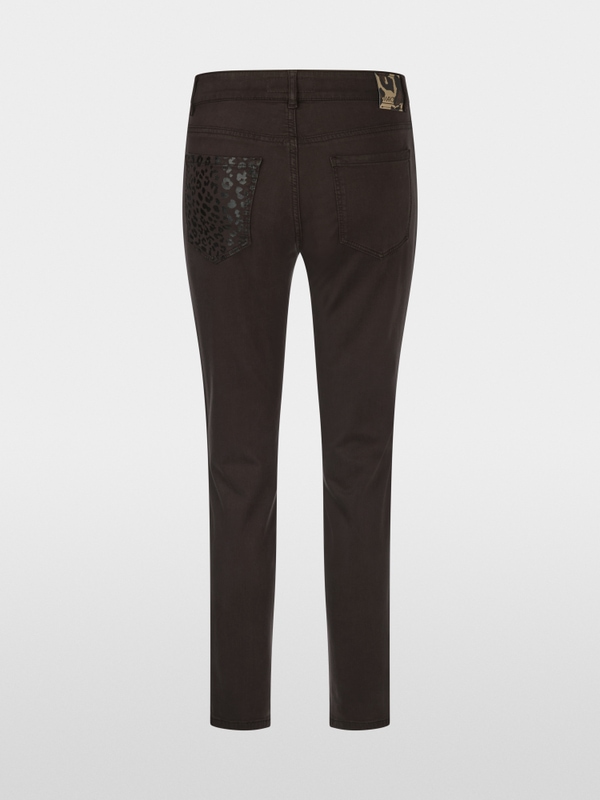 SILEA slim fit cropped-cut trousers