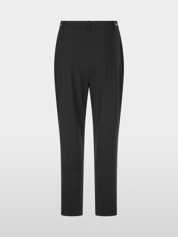 FAQUS feminine fit fabric trousers