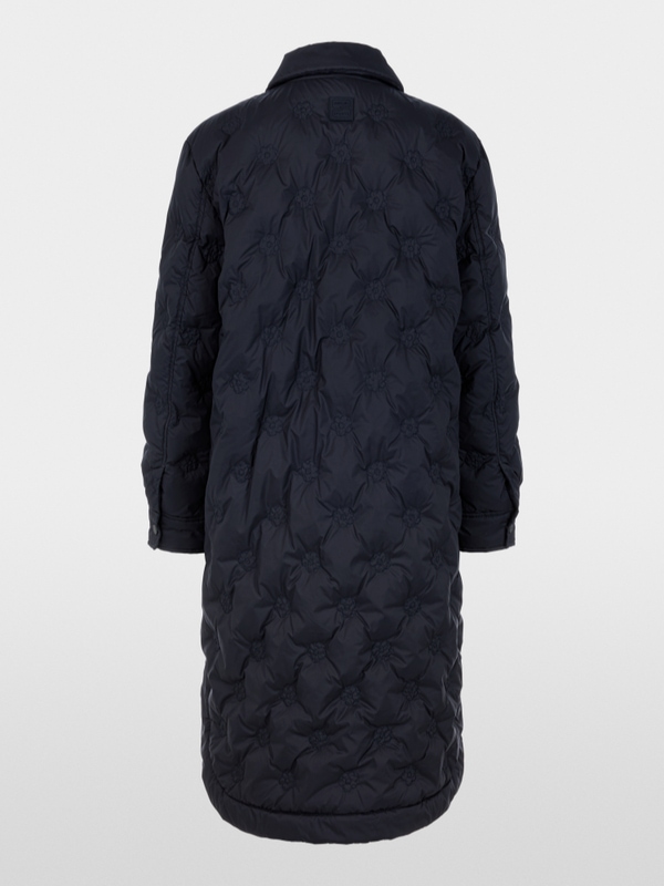 Quilted coat with light down lining