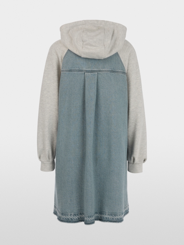 Robe sportive en mélange de matières