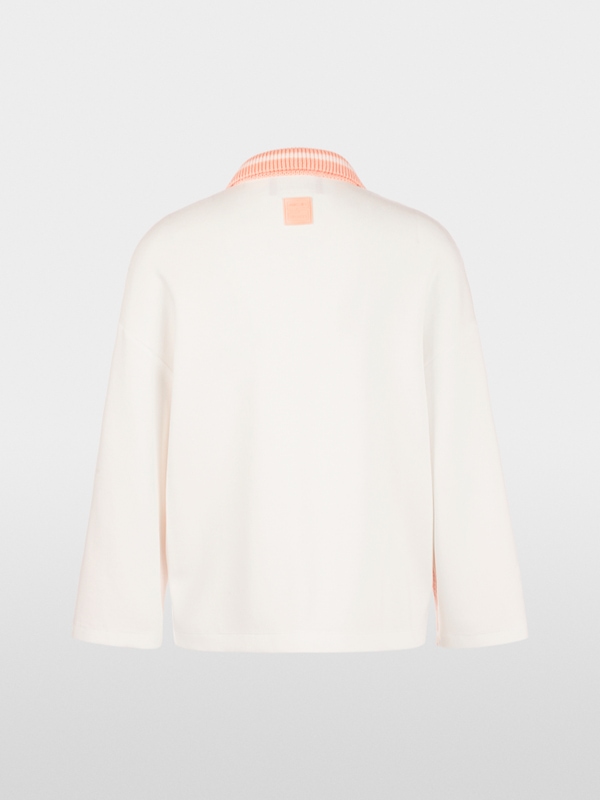 ‘Knitted in Germany’ V-neck jumper