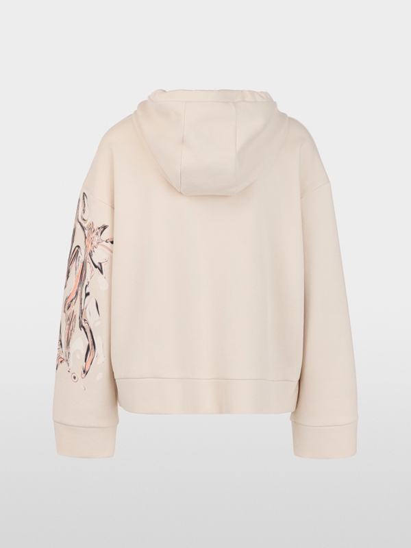 Oversized hooded sweatshirt