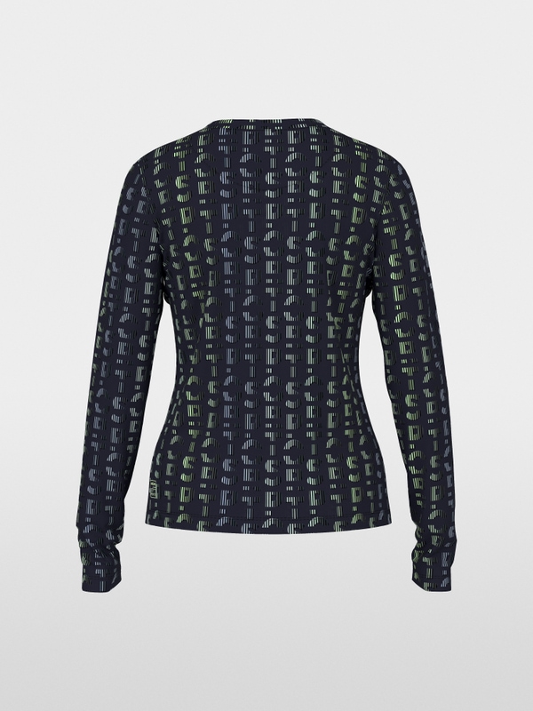 Long-sleeved shirt with graphic print