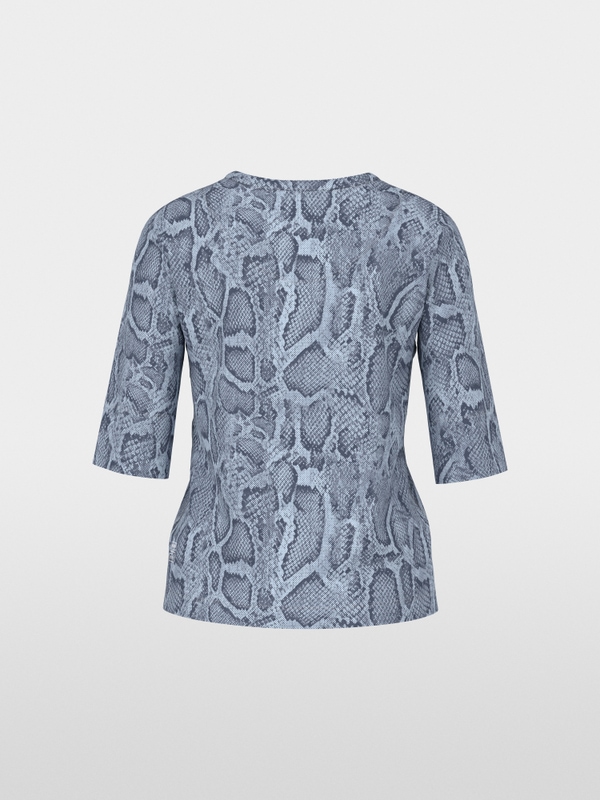 Shirt with animal print