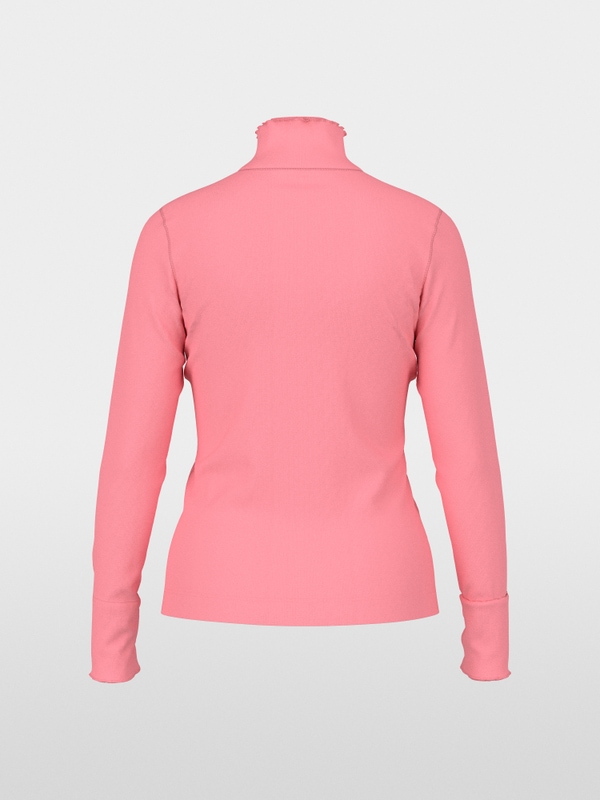 Fitted turtleneck shirt