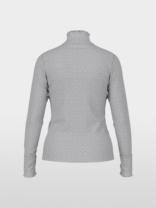 Fitted turtleneck shirt