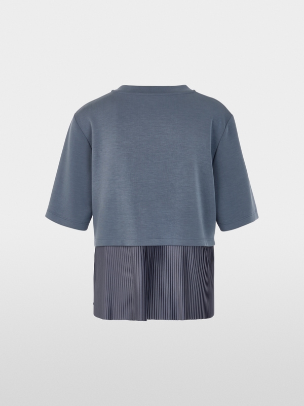 T-shirt with pleated details