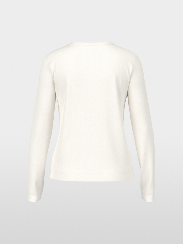 Ribbed knit shirt