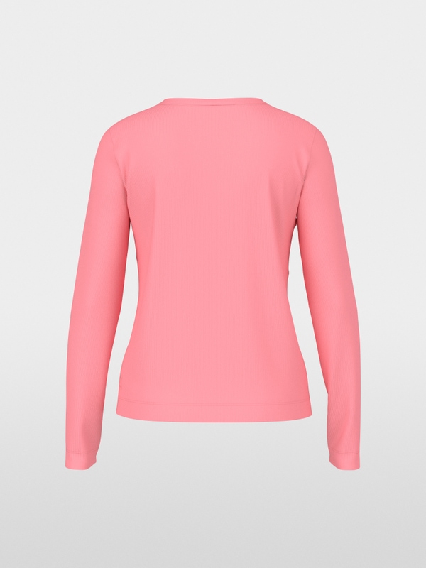 Ribbed knit shirt