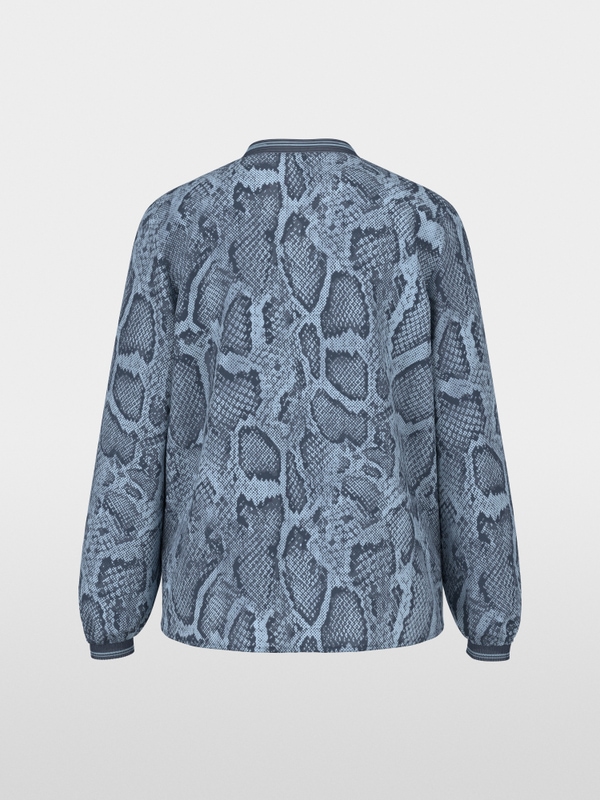 Blouse with animal print