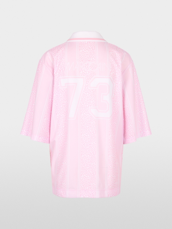 Jersey-style polo shirt