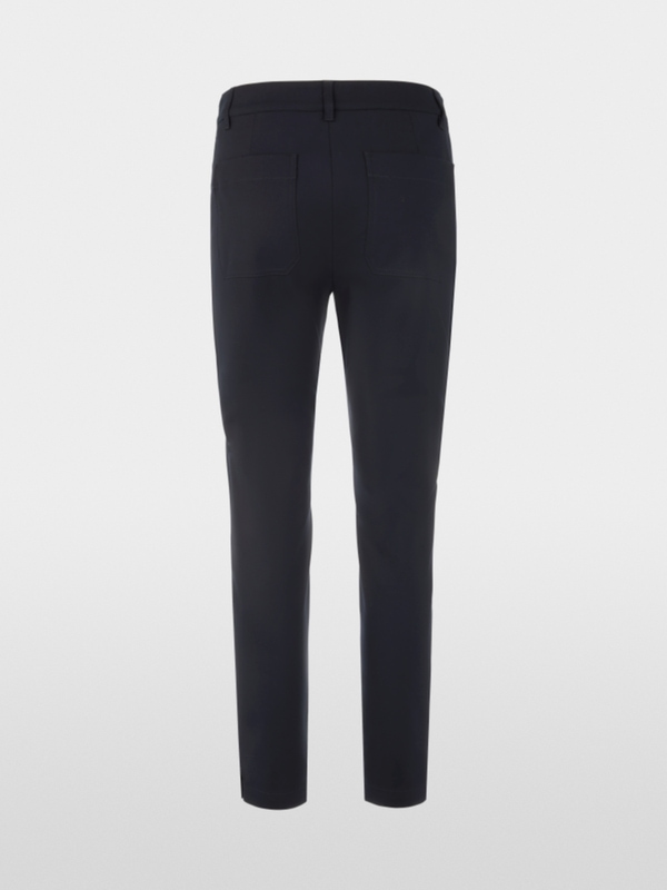 SILEA slim fit fabric trousers
