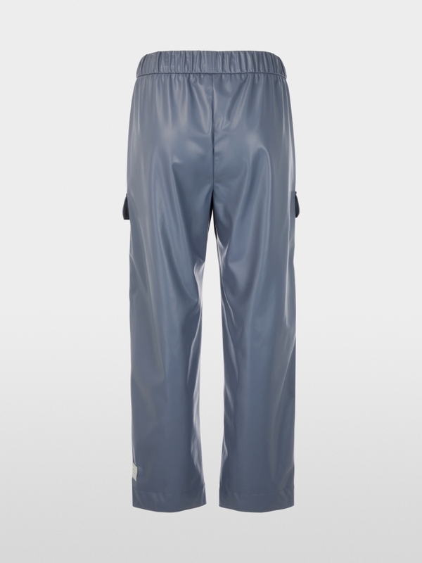 WUXI faux leather trousers