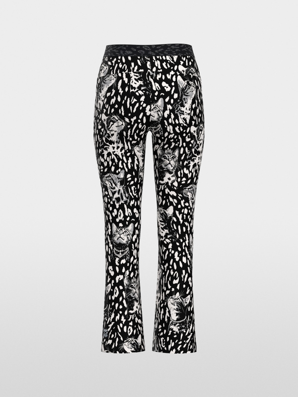FREDERICA pull-on trousers with print