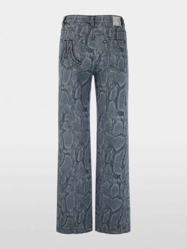 WIGAN jeans with animal print