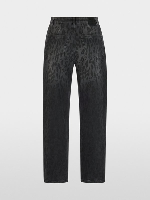 RUMA jeans with leopard print