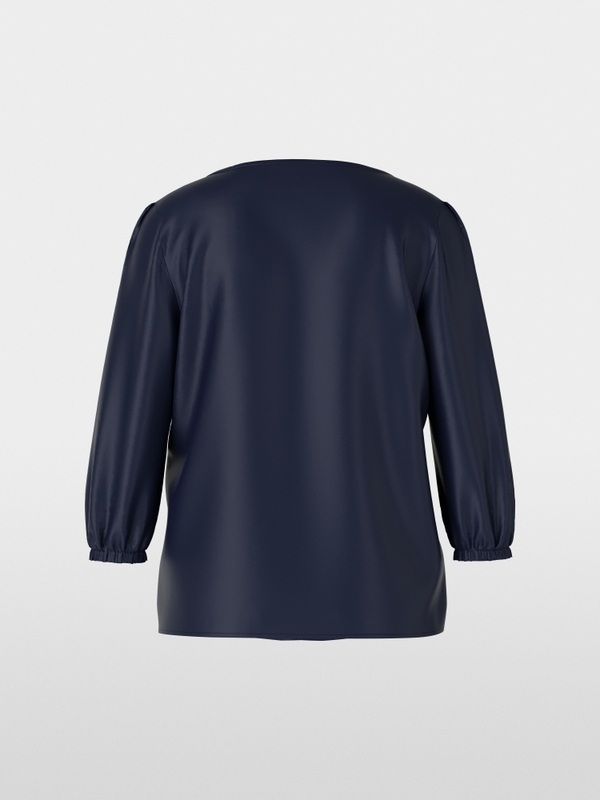 Losse zijden blouse