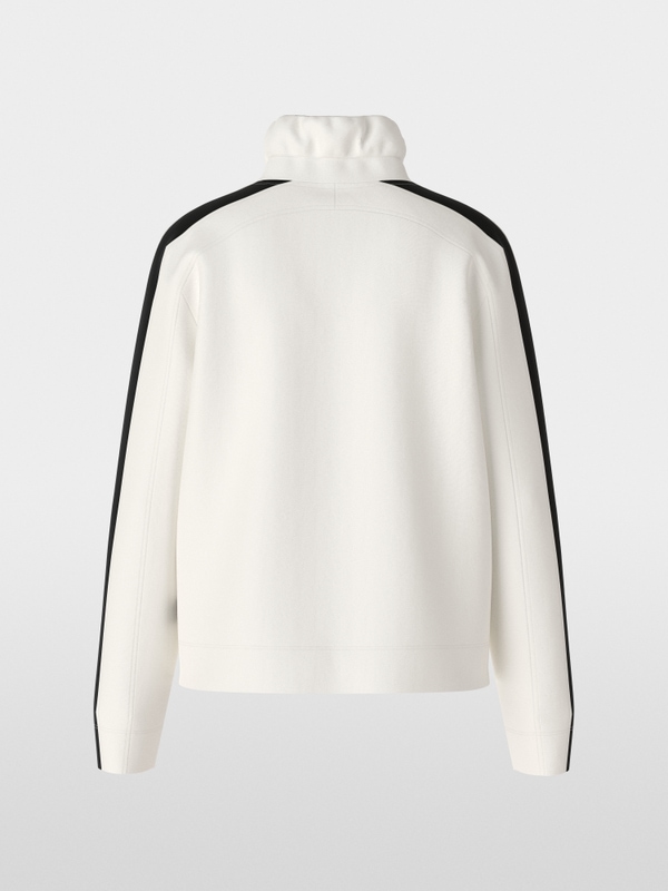 Veste zippée avec col à volants