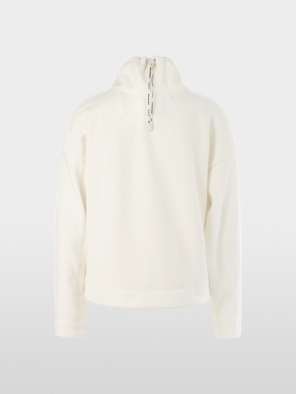 Oversized Sweatshirt mit Querrippen