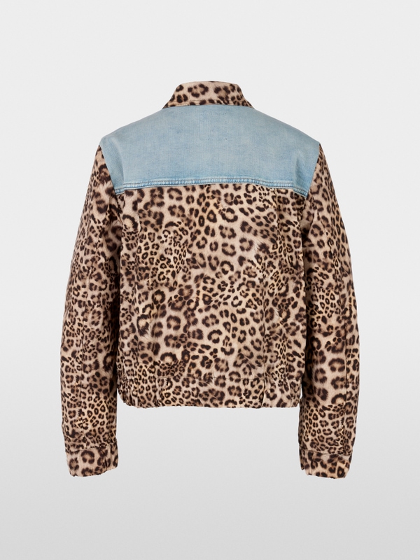 Jacke in Materialmix "Rethink Together"