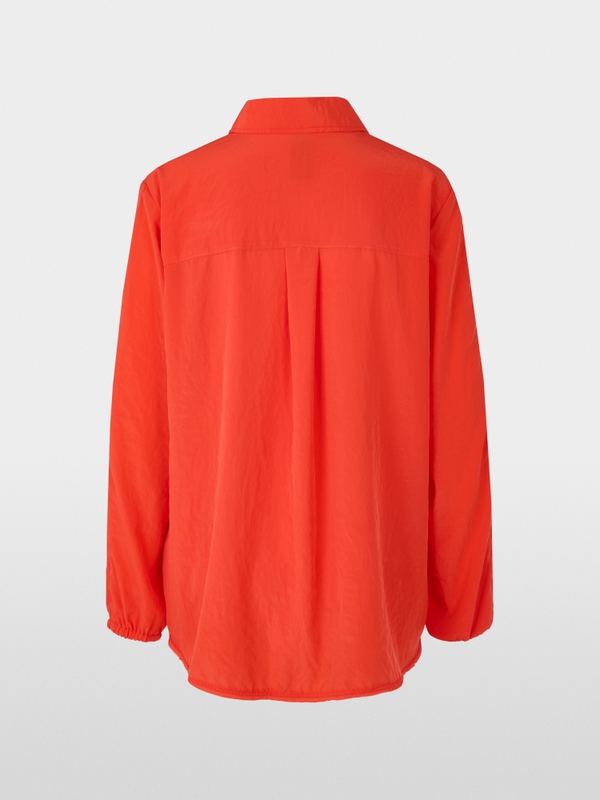 Leichte Hemdbluse in Uni