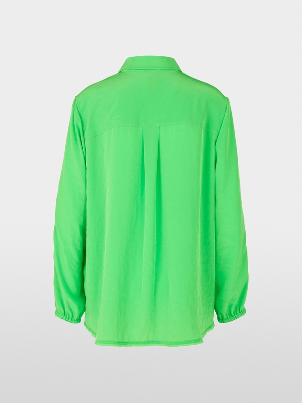Leichte Hemdbluse in Uni