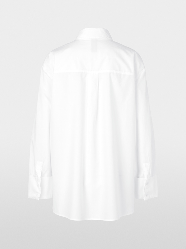 Loose solid blouse – "Rethink Together"