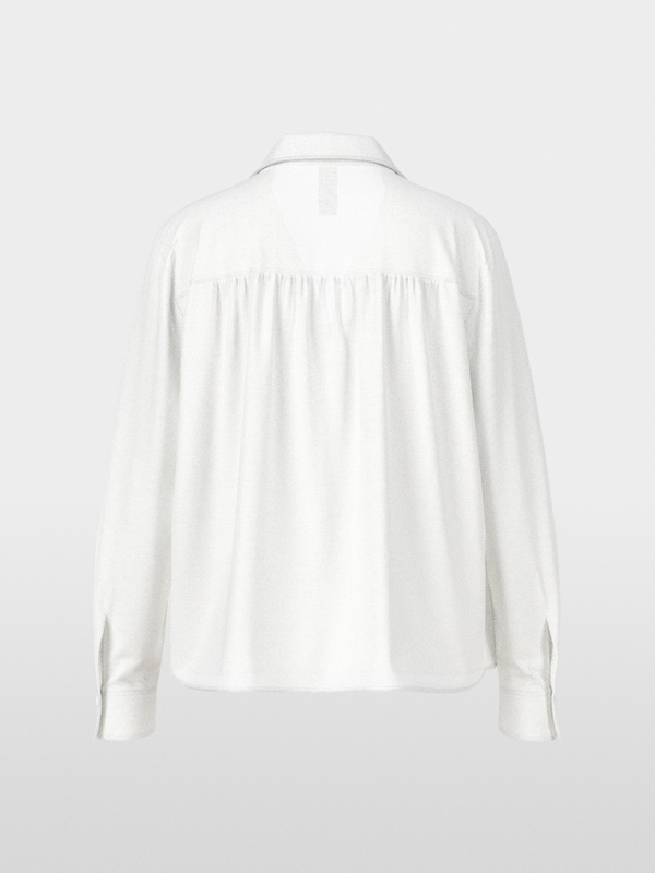 Slip-on blouse made of delicate ramie