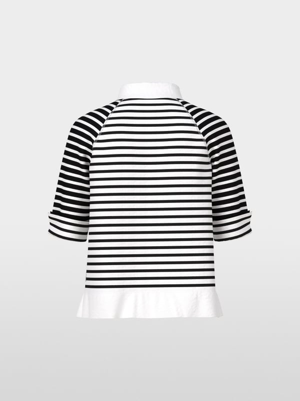 Polo en coton stretch