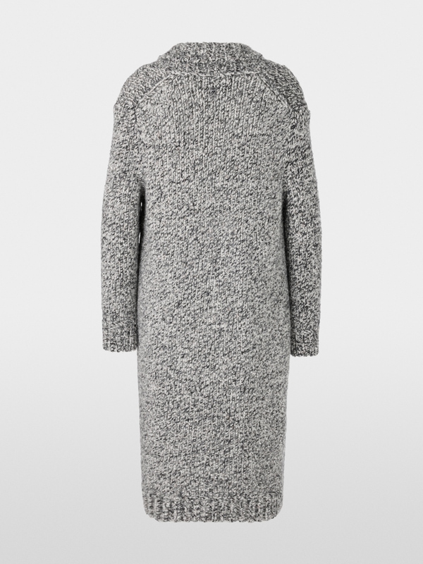 Knitted in Germany wool blend coat