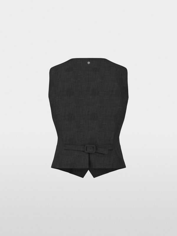 Getailleerd vest met smalle riem
