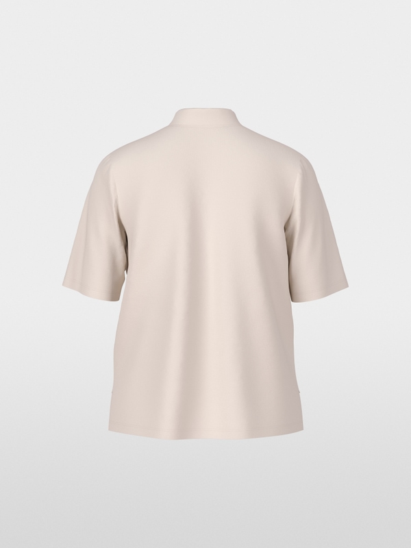 T-shirt avec bordure en soie