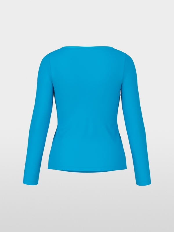 Longsleeve met zijden bies