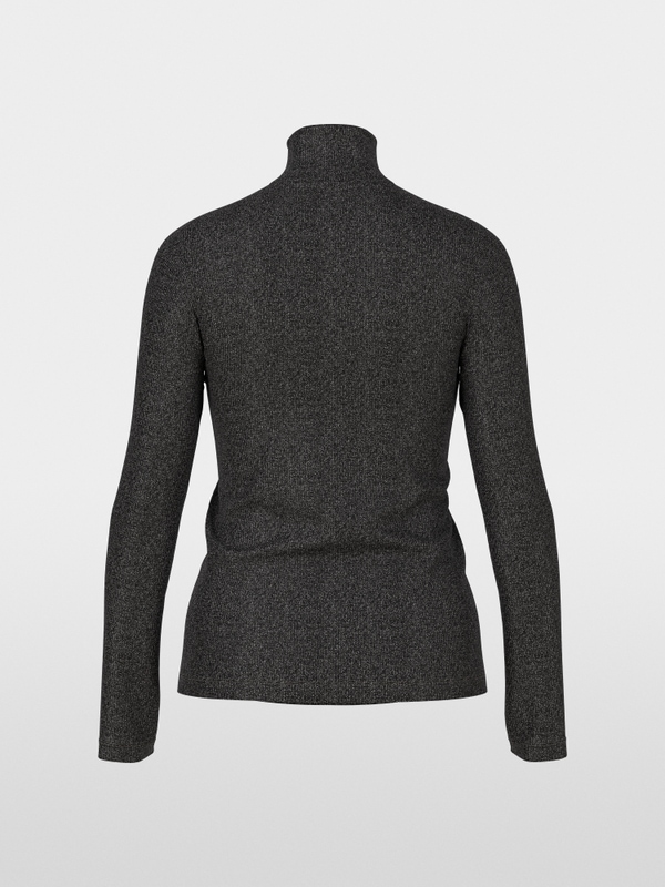 Schmaler Lurex-Longsleeve