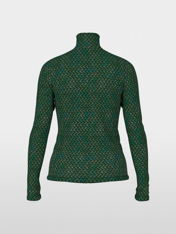 T-shirt stretch avec motif chevrons