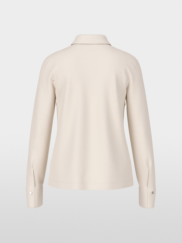 Blouse chemise en coton stretch