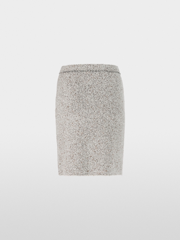 Knitted in Germany bouclé skirt