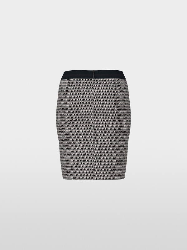 Scuba-Rock mit Sprinkles-Print