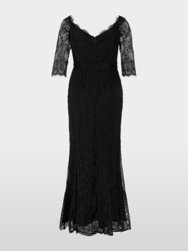 Elegante maxi-jurk met kant