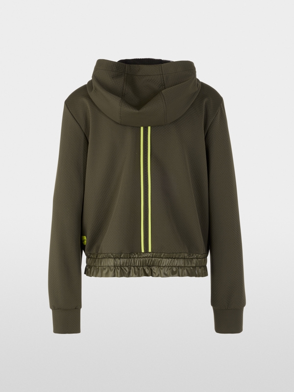 Veste sportive à rayures contrastées